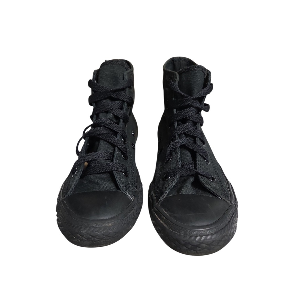 Converse Chuck Taylor All Star High Top Black Monochrome Sneakers 3S121 Youth 1 - Picture 3 of 6